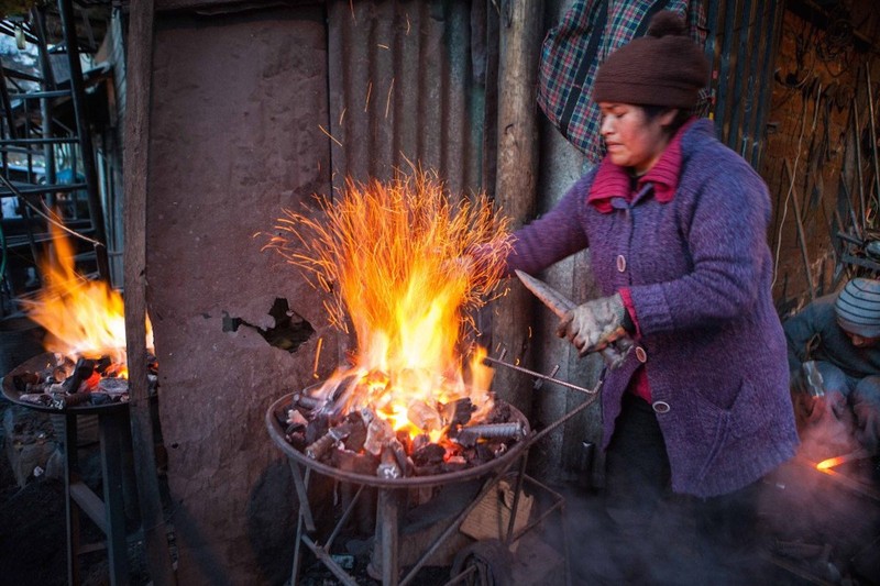 Ghe tham thi tran La Rinconada heo lanh  o Peru-Hinh-7